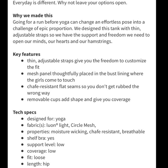 Lululemon Open Your Heart Tank Top in Dazzling - Picture 12 of 13